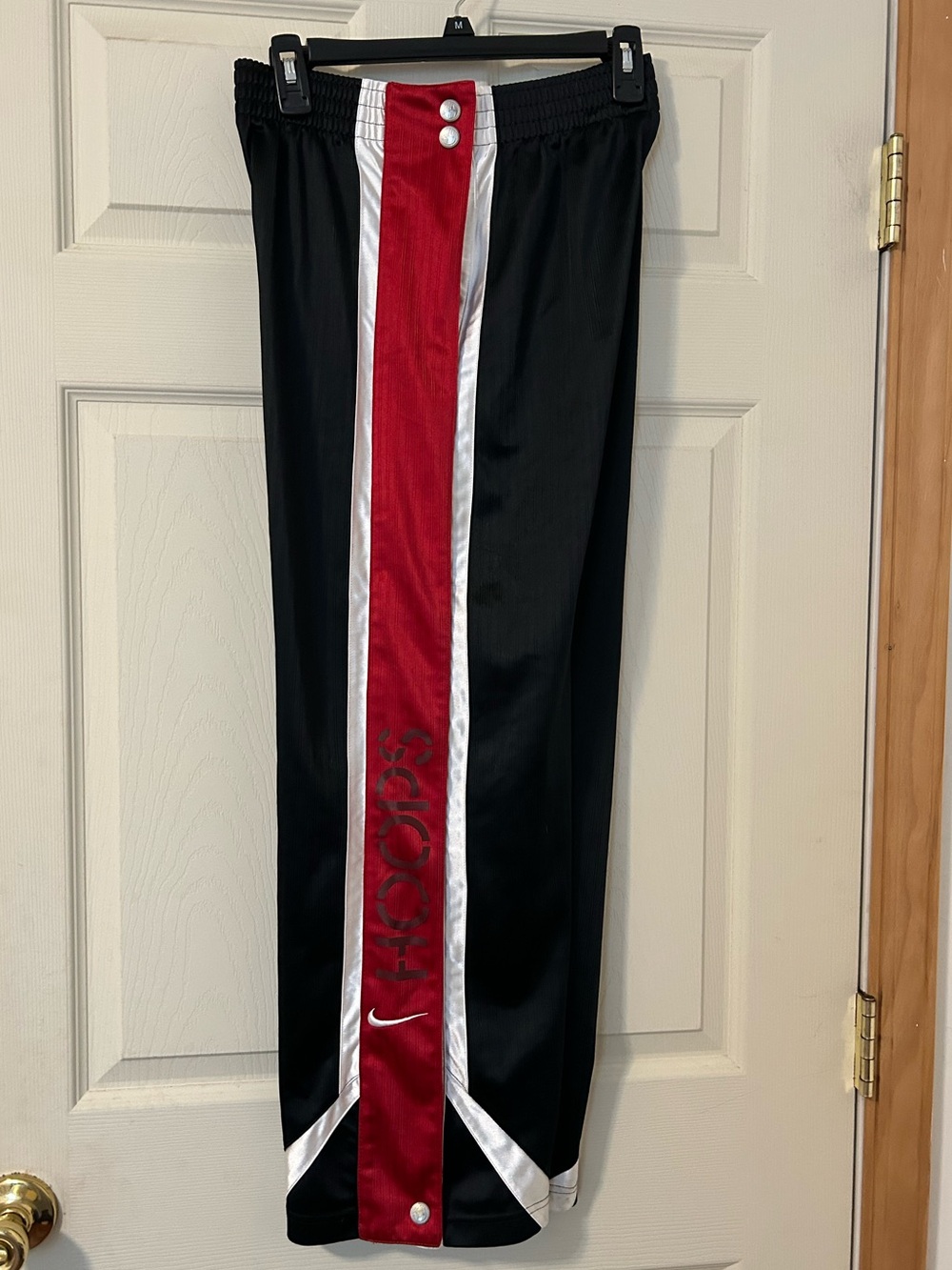 Nike Hoops Basketball Boys Tearaway Snap Sweatpants Pants L 14 16